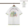 مصمم Casablancase T Shirt Men Multi Style طية صدرية طباعة غير رسمية نقل مجاني Tshirt Men Summer Tee AAA TOPS SIZE M-XXXL
