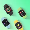 Y68 relógio inteligente macaron pulseiras monitor de pressão arterial e freqüência cardíaca pedômetro cardio relógios esportivos à prova d'água para ios android