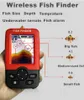 Fish Finder XJ-01 Sonar Fish Finder XJ-01 Sensor sem fio recarregável 45M Profundidade da água Echo Sounder Pesca Portátil Localizador de peixes HKD230703