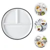 Set di stoviglie Piatto piano in ceramica Porta colazione diviso Stoviglie