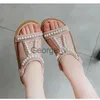 Sandalen Meisjes Sandalen Kinderen Zomer Romeinse Schoenen 2022 Elegante Parel Strass Party Prinses Schoen Flats Antislip Casual Meisje Strand sandaal J230703