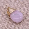 Charms Natural Stone Waterdrop Rose kwarc czarny zielony wisiorek opalowy DIY do bransoletki Naszyjnik biżuterii Making 13x25 mm Drop D DHGS6