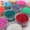 Adesivi Decalcomanie TCT 681 Chunky Nails Glitter Alta luminosità Decorazione arcobaleno Nagel Konst Accessori per festival Fornitore all'ingrosso fai da te 230703