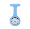 100st/Lot Women Nurse Pocket Watches Silicone Wholesale Pendant Clock Quartz Nurse Brosch Candy Pocket Watch