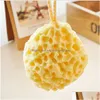 Bath Brushes Sponges Scrubbers Honeycomb Shower Sponge Ball Scrub Soft Spa Body Power Cleaning Tools Flower Drop Delivery Home Ga Dhkae