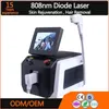 HET Hårborttagningsinstrument med LCD-handtag Justerbar 3 våglängder 2000W Högenergi 808NM Diod Laser Beauty Hudföryngringsmaskin