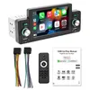 Radio 1 DIN 5 "CarPlay Radio Car Stereo Bluetooth MP5プレーヤーAndroid-Auto Hands無料A2DP USB FM Receiver Audio System Head Unit F160C 230701