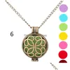 Essentiële Oliën Diffusers Aroma Diffuser Ketting Open Medaillons Hanger Per Olie Medaillon 70Cm Ketting Met Vilten Pads Drop Levering Thuis Ga Dhkri