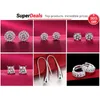 With Side Stones vv-6 Never Fade White Gold Color Rings Women High Silver Wedding Band Bridal Jewelry Accessories 230701