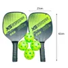Tennisrackets Pickleballs Rackets Pickleball Paddles Set van 2 Rackets 4 Ballen Carbon Fiber Surface Racket Paddle Buitensporten 230703