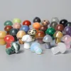 20MM Mushroom Statue Stone Natural Gems Hand Carved Decoration Reiki Healing Quartz Crystal Gift Room Ornament Trinket