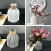 Planters POTS Modern Flower Imitation Ceramic Flower Pot Decoration Home Plastic Flower Arrangement Nordic Style Home Decoration R230614