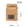 Gift Wrap Tea Packaging Box Cardboard Kraft Paper Folded Food Nut Container Storage Standing Up Packing Bags Drop Delivery Home Gard Dhy7T