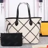 Tote çanta totes çanta desinger çanta çanta kadın bayan lüks deri damier kabartmalı moda klasik stil