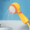 Jouets de bain Jaune Canard Douche Jouets Électrique Rotatif Eau Pulvérisation Arroseur Jouets Bébé Robinet Bain Eau Pulvérisation Pommeau De Douche L230518