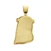 Gioielli Hip Hop Iced Out Luxury 14k 18k Gold Plated Micro Pave Zircon Diamond Jesus Pendant