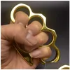 Kastety zagęszczony metalowy palec tygrys ochrona bezpieczeństwa Knuckle Duster sprzęt do samoobrony bransoletka kieszonkowy Edc Tool5236247H Dr Dh1Um