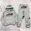 Men'S Tracksuits Mens 22Ss Men Designer Trapstar Activewear Hoodie Chenille Set Ice Flavours 2.0 Edition 1To1 Top Quality Embroidere Dh1Ch