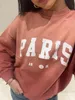 رجال S -Hoodies Sweatshirts Paris for Women Fashion Letter prints pullovers خمر أنثى سفن سفن 2023 ملابس شتوية الخريف 230701