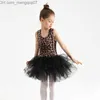 Meisjes Jurken Meisjes Jurken Kinderen Meisjes Leopard Gymnastiek Turnpakje Ballet Jurk Kinderen Lange Mouw Dans Turnpakje Tutu Dancewear Ballerina Kleding voor Meisjes Z230704