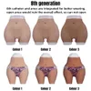 Forme mammaire 8ème Silicone Pant Fesses Hip Up Enhancement Culotte Faux Vagin Crossdressing Pour Crossdresser Transgenre Drag Queen Shemale 230701