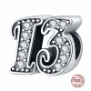 Breloques en argent sterling 925 pour perles de bijoux pandora Bracelet Perles Age Lettre Série Charm Set Pendentif