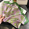 Schals 53 cm Echte Seide Natur Schal Frauen Halstuch Foulard Bandana Kleine Haarbänder Fashion Floral Hals Krawatten für Büro Dame 2023 Neue J230703