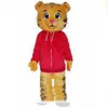 2019 Gâteaux de dessin animé de haute qualité Costume de mascotte Daniel Tiger Costumes de mascotte Daniele Tigere219h