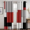 Sheer Curtains Modern Abstract Design Metal Graffiti Two Thin Windows for Living Room Bedroom Home Decor 2 Pieces 230701