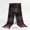 Designer Original Bur Home Winter scarves on sale 2023 New Men's Cashmere Scarf Women's Plaid Premium British Style Warm Neck Long Gift Box