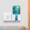 1 Pcs Hanging Cell Phone Holder Charger Adapter Folding Wall Charging Holder For Xiaomi Iphone Mobile Phone Accessories L230619