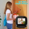 Doorbells Wsdcam 2.4 Inch Camera Doorbell Digital Peephole Smart Camera HD Home Electronic Peephole Viewer Outdoor Visual Doorbell 230701