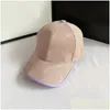 Ball Caps Fashion Baseball Cap для Uni Casual Sports Letter New Products Sunshade Hat Personality Simple 4 Colors Drop Dust Dehjzz