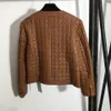 23ss レディースデザイナー衣類女性レザージャケットキャリッジゴールドバックル刺繍チェック柄 100% 輸入羊革レザークルーネックコート女性服 a1