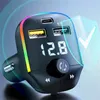 Transmisor FM con cargador MP3 A9 para coche - Reproductor de MP3 manos libres Bluetooth sin pérdidas