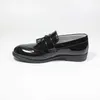 Trampki dziecięce luksusowe buty dziecięce buty ze skóry PU czarne szpiczaste wsuwane mokasyny z frędzlami sukienka dla chłopca School Party Wedding Trend OxfordHKD230701