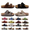 Desenhador de luxo Boston Clogs sandálias Chinelos Plataforma masculino birk tamanco verão couro arizona deslizadores de feltro fivela tira plana Casual