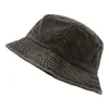 bawełniane wiadra-hats dżinsowe filta przeciwsłoneczne mężczyźni kobiety rybak cap rybackie panama letni podwójny strona anty-sun wiadro kapelusz 2023
