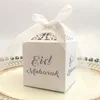 Emballage cadeau 50pcs boîte découpée au laser Ramadan décoration bonbons pour Eid Mubarak Hajj fête musulman événement faveurs décorations 230701