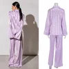 Женская одежда для сна рынок пурпурной полоса
