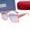 مصمم G G GL Sunglasses Cycle Fashion Fashion Sports Polarize Gu Sunglass for Man Woman Vintage Baseball Anti Glare Beach Square Black Pink Sun Glasses