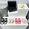 Slippers 2022 Spring new sandal slipper white fat flip flops bread thick soles Hig sandals platform shoes 01 T230703