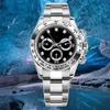 Watchsc - Relógio masculino automático de 41 mm com caixa de aço inoxidável multi-dial à prova d'água luminoso clássico generoso pulseira de borracha relógios ajustáveis relógio de designer