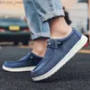 Chaussures habillées Chaussures habillées Grande Taille En Plein Air Hommes Casual Denim Toile Vulcaniser Mode De Luxe Style Designer Respirant Hommes Baskets Mocassins Z230704