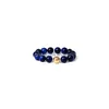 Cluster Rings 4Mm Natural Stone For Women Men Handmade Amethyst Agate Jade Bohemian Jewelry Elastic Party Ring Wholesale Gif Dhqzs