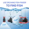 Fishfinder Erchang Isfiskekamera DVRInfraröd nattversion Belysning 15m/30m 1000TVL Undervattens Fishfinder Vinterkamera för fiske HKD230703