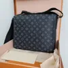 spegelkvalitet M46255 N42710 mini distrikt axelväska läder klassisk klaff kors kropp flickor luxurys tote designer handväska kvinnor sling koppling mens messenger väskor