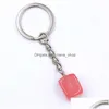 Porte-clés Mix Irregar Cubic Natural Crytal Stone Porte-clés Sier Couleur Guérison Cristal Décor De Voiture Porte-clés Porte-clés Pour Femmes Hommes Dro Dhdix