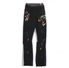 Pantaloni da uomo Graffiti Pantaloni da uomo firmati Galleryes Depts Multi Panel Svasati Sport da donna Pantaloni sportivi larghi High Street Casual Pantaloni vintage gb