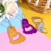 Andra evenemangsfestleveranser 20st Personlig babyfotformad nyckelring Keyring Bottle Opener Kön avslöjar duschdop gynnar souvenir retur gåva 230701